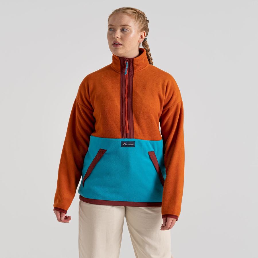 Craghoppers Spindle Half Zip Trøjer Herre Blå | PEQ8657WI