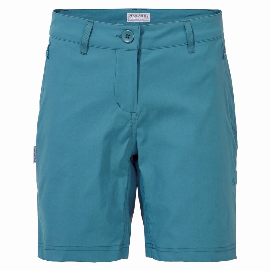 Craghoppers Stretch Kiwi Pro III Shorts Dame Grøn | GQX2931IK