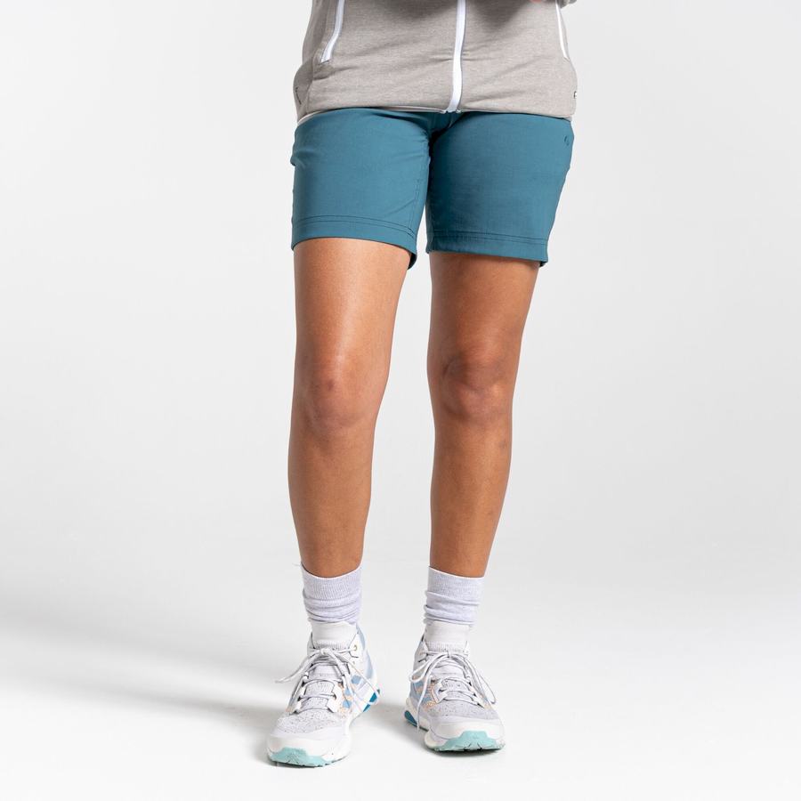 Craghoppers Stretch Kiwi Pro III Shorts Dame Grøn | GQX2931IK