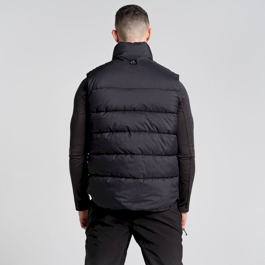 Craghoppers Sutherland Vest Veste Herre Sort | JTM744YB