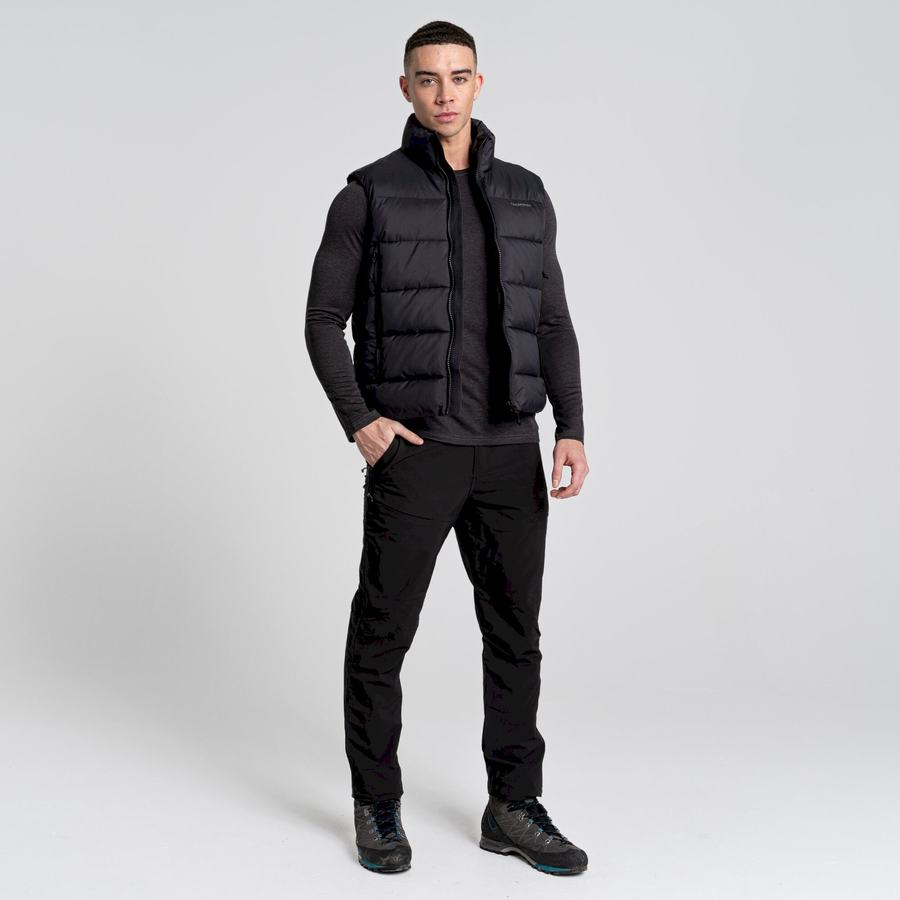 Craghoppers Sutherland Vest Veste Herre Sort | JTM744YB