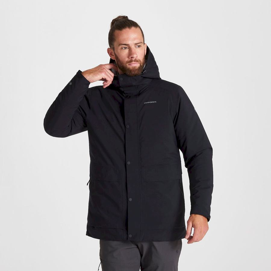 Craghoppers Talo Thermic GORE-TEX Jakker Herre Sort | RPF5526JU