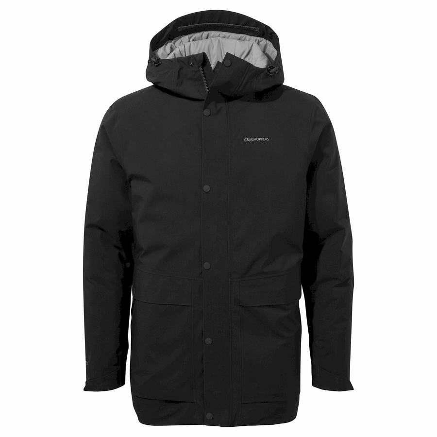 Craghoppers Talo Thermic GORE-TEX Jakker Herre Sort | RPF5526JU