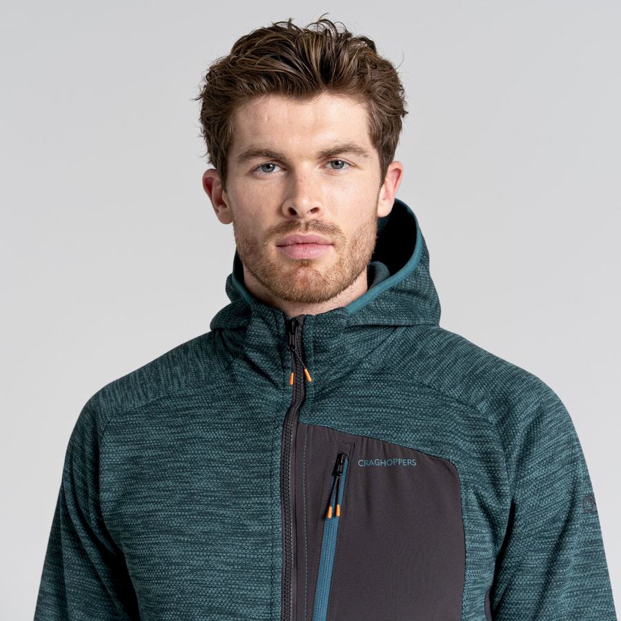 Craghoppers Tarbert Hætte Jakker Herre Grøn | QHE8612SR