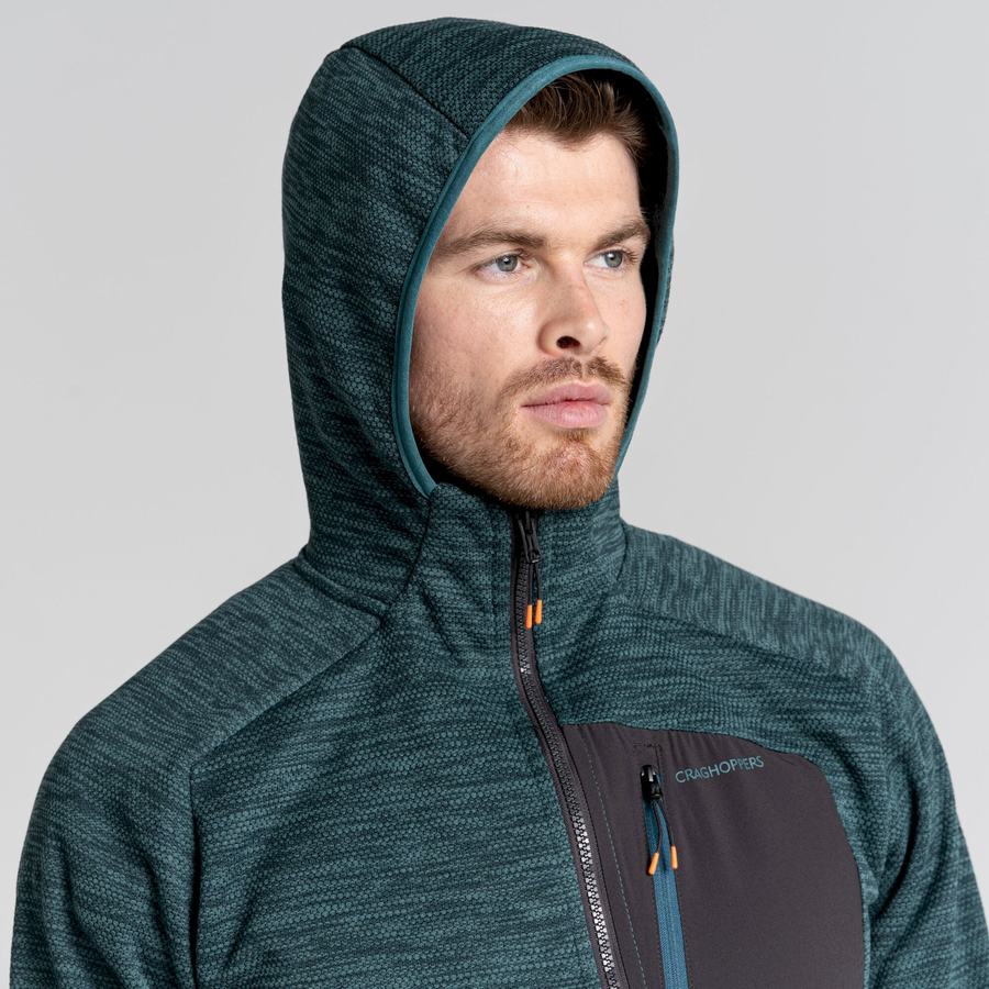 Craghoppers Tarbert Hætte Jakker Herre Grøn | QHE8612SR