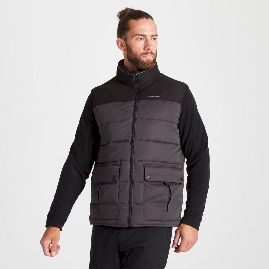 Craghoppers Trillick Downlike Veste Herre Sort | FTS3843XL