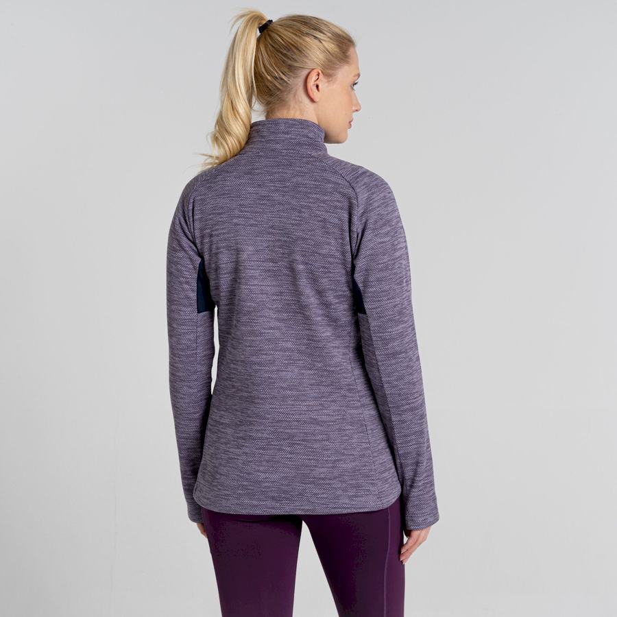 Craghoppers Trina Half Zip Trøjer Dame Lilla | QOR8989DF