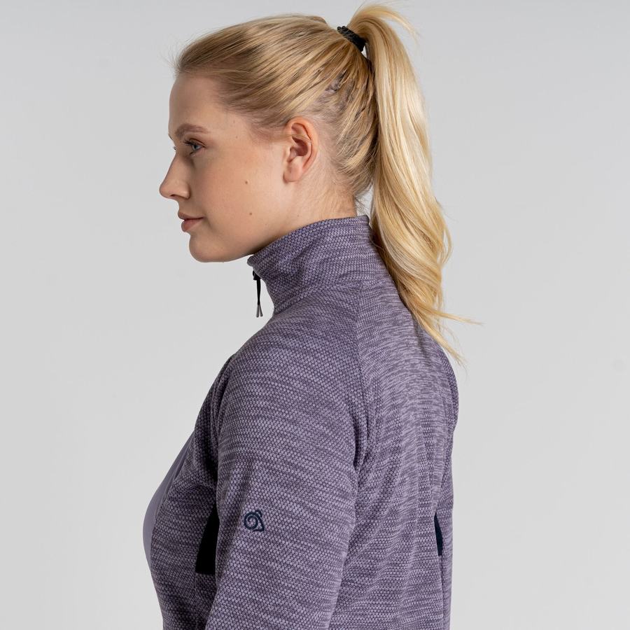 Craghoppers Trina Half Zip Trøjer Dame Lilla | QOR8989DF