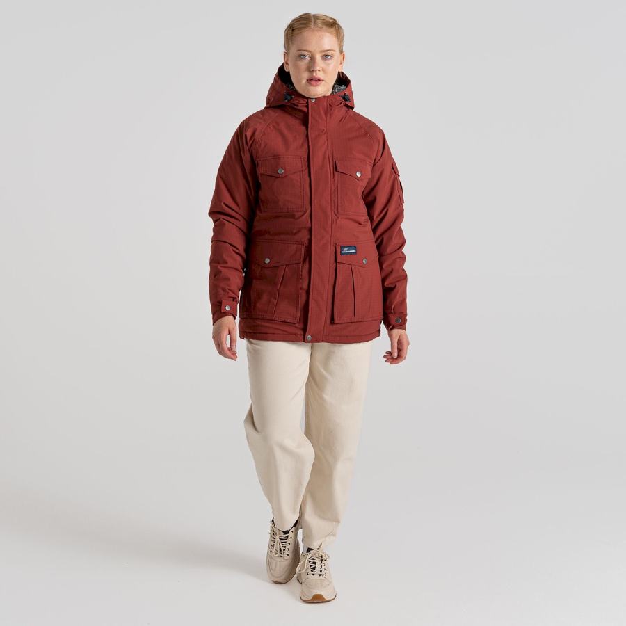 Craghoppers Waverley Thermic Jakker Dame Dyb Rød | FHY5254IK