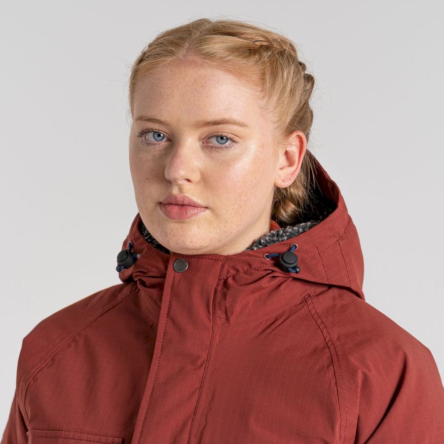 Craghoppers Waverley Thermic Jakker Dame Dyb Rød | FHY5254IK