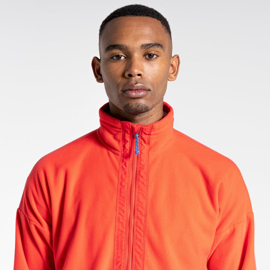 Craghoppers Welwood Half Zip Trøjer Dame Orange Rød Blå | KQH232AJ